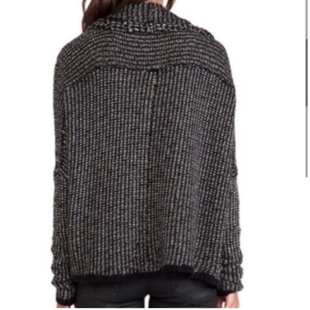 Velvet by Graham & Spencer Kiana Sweater - Open style - Size S Black Very Good - Picture 3 of 16